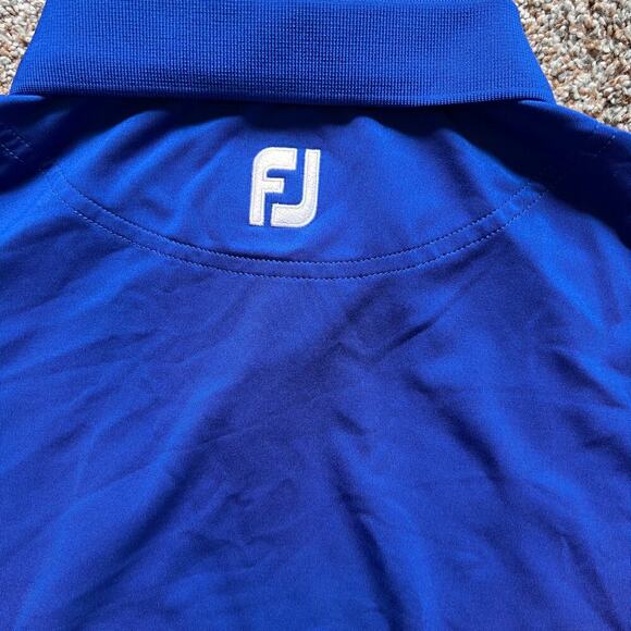 FootJoy Color Theory LIsle Knit Collar Men's Polo.  Size Large - Picture 5 of 7